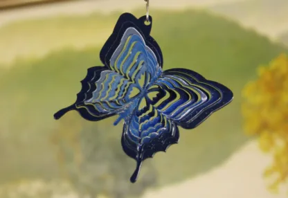 DSA 67452 3" Itsy Bitsy Butterfly Wind Spinner-Blue Starlight