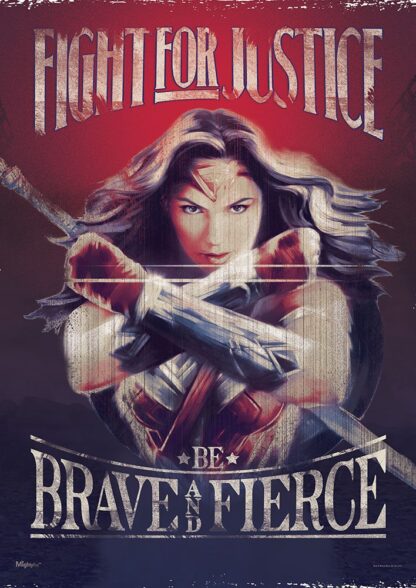 Wonder Woman (Fight For Justice) MightyPrint™ Wall Art