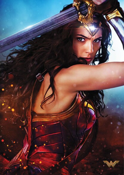 Wonder Woman (The Sword of Justice) MightyPrint™ Wall Art