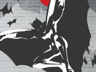 Justice League (Batman Words) MightyPrint™ Wall Art