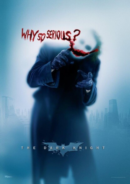 Dark Knight Trilogy (Why So Serious) MightyPrint™ Wall Art