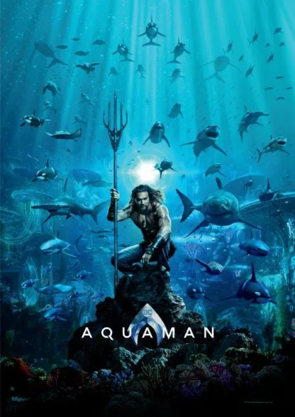 Aquaman (Movie Poster) MightyPrint™ Wall Art