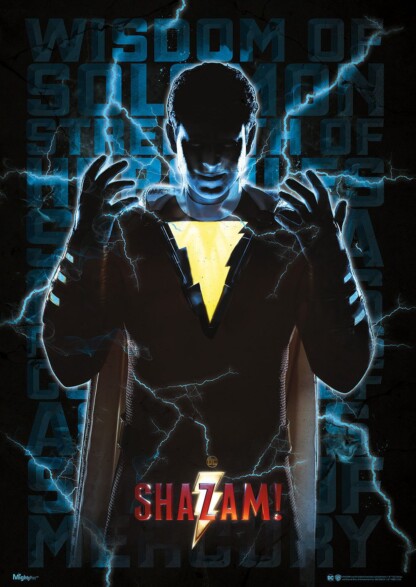 Shazam (Blue Electric) MightyPrint™ Wall Art