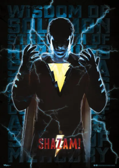 Shazam (Blue Electric) MightyPrint™ Wall Art