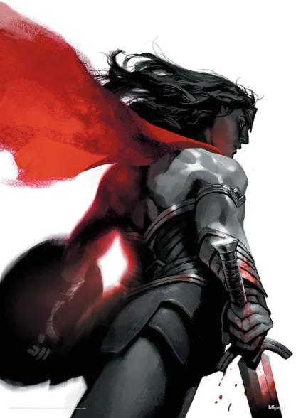 Wonder Woman (Negative Space) MightyPrint™ Wall Art