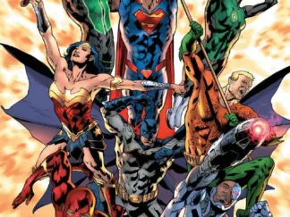 Justice League (Explosion) MightyPrint™ Wall Art