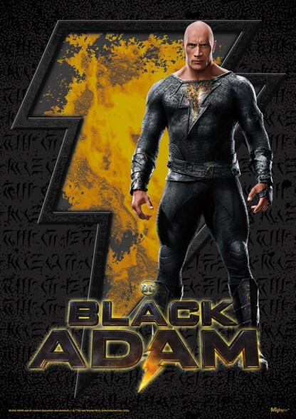 Black Adam (Black Adam and Logo) Mightyprint™ Wall Art
