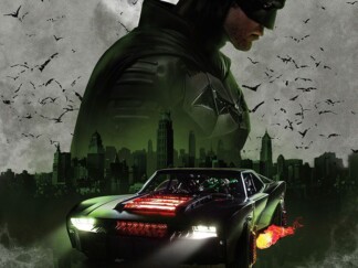 The Batman (Smoke and Bats) Mightyprint™ Wall Art