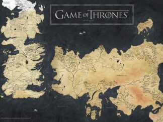 Game of Thrones (Westeros Map) MightyPrint™ Wall Art