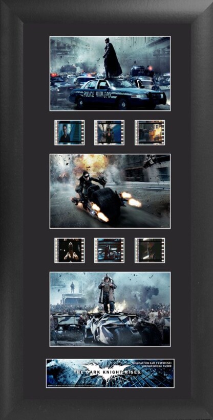 Batman the Dark Knight Rises (S3) Trio FilmCells Framed Wall Art