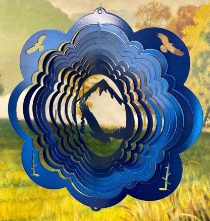 DSA 10352 12" Eagle Wind Spinner-Blue Starlight
