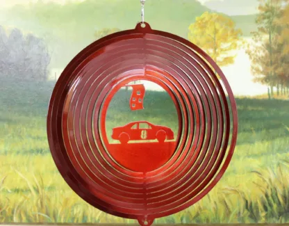DSA 55811 12" Race Car #8 Wind Spinner-Red Starlight