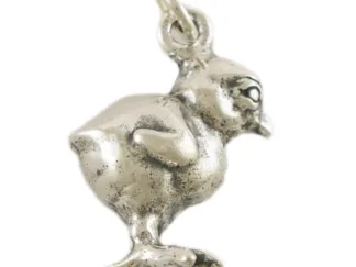 Microsculptures 1531 Chick Silver Charm