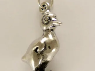Microsculptures 1532 Duckling Silver Charm